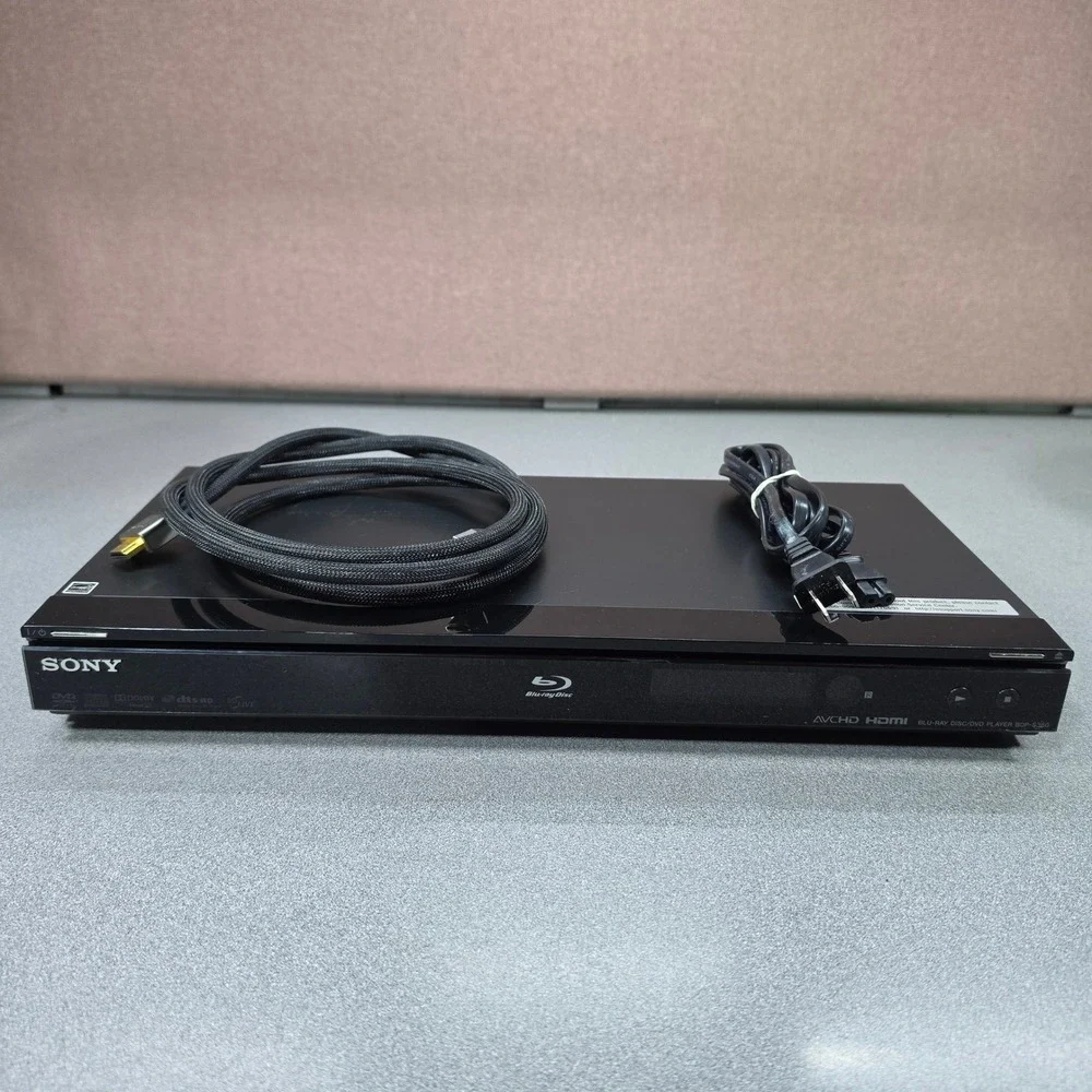 Sony Blu-ray DVD Player BDP-S360 HDMI Component LAN 1080p Works-No Remote